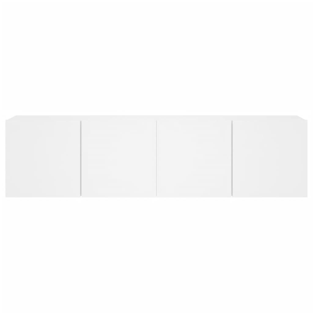 TV Cabinets Wall-mounted 2 pcs White 80x30x41 cm