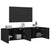 TV Cabinets Wall-mounted 2 pcs Black 80x30x41 cm