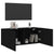 TV Cabinet Wall-mounted Black 100x30x41 cm