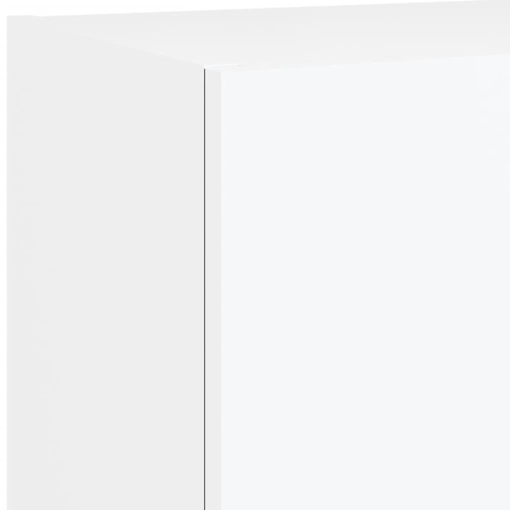 TV Cabinets with LED Lights 2 pcs White 40.5x30x60 cm