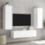 TV Wall Cabinets with LED Lights 2 pcs White 60x35x31 cm