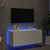 TV Wall Cabinet with LED Lights White 100x35x41 cm