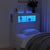 LED Headboard White 100 cm Engineered Wood