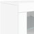 Sideboard with LED Lights White 181.5x37x67 cm