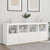 Sideboard with LED Lights White 163x37x67 cm