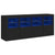 Sideboard with LED Lights Black 163x37x67 cm