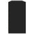 Sideboard with LED Lights Black 163x37x67 cm