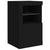 Sideboard with LED Lights Black 163x37x67 cm