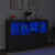 Sideboards with LED Lights 3 pcs Black Engineered Wood