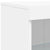 Sideboard with LED Lights White 162x37x100 cm