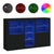 Sideboard with LED Lights Black 162x37x100 cm