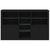 Sideboard with LED Lights Black 162x37x100 cm