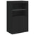 Sideboard with LED Lights Black 162x37x100 cm