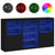 Sideboard with LED Lights Black 181.5x37x100 cm