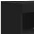 Sideboard with LED Lights Black 181.5x37x100 cm