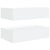 TV Cabinets with LED Lights 2 pcs White 60x35x15.5 cm