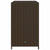 Garden Storage Cabinet Brown 83x45x76 cm Poly Rattan