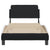 Bed Frame "Dover" Black&White 90x190 cm Faux Leather