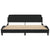 Bed Frame "Dover" Black 180x200 cm King Fabric