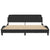 Bed Frame "Dover" Black 180x200 cm King Velvet