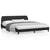 Bed Frame "Dover" Black 180x200 cm King Faux Leather