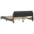Bed Frame "Dover" Dark Grey 152x203 cm Queen Fabric