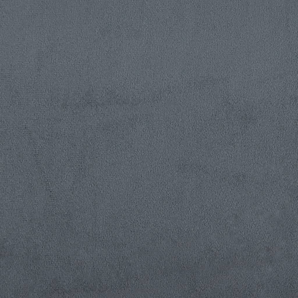 Bed Frame "Dover" Dark Grey 152x203 cm Queen Velvet
