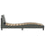 Bed Frame "Dover" Dark Grey 107x203 cm King Single Fabric