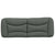 Headboard Cushion Dark Grey 137 cm Double Fabric