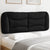 Headboard Cushion Black 137 cm Double Fabric