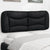 Headboard Cushion Black 137 cm Double Faux Leather