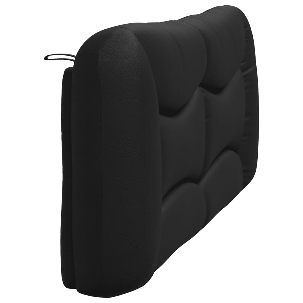 Headboard Cushion Black 180 cm Faux Leather