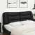 Headboard Cushion Black 152 cm Queen Faux Leather