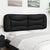 Headboard Cushion Black 152 cm Queen Faux Leather