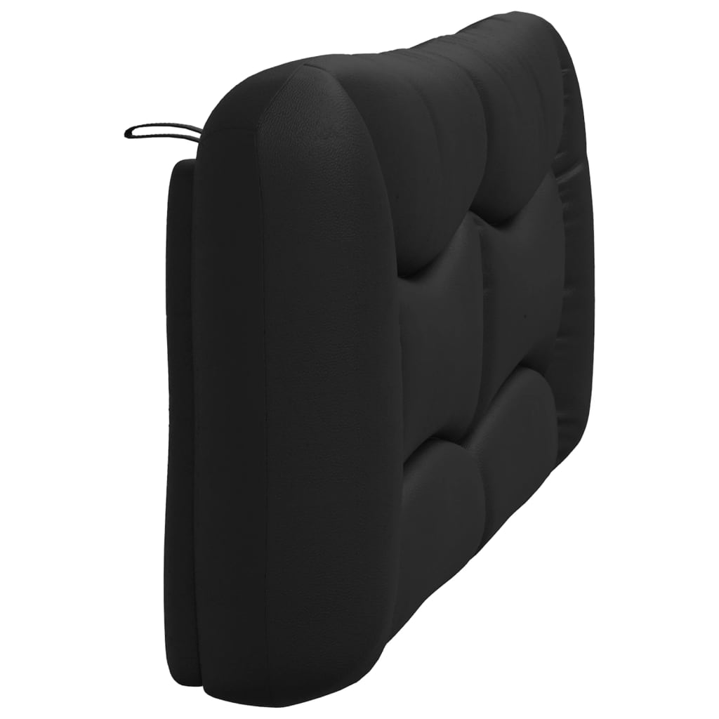 Headboard Cushion Black 152 cm Queen Faux Leather