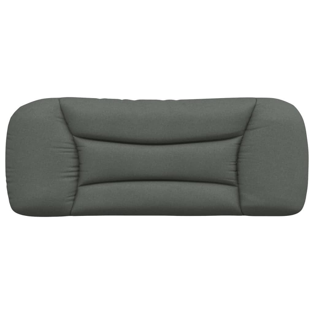 Headboard Cushion "Hvar" Dark Grey 107 cm King Single Fabric