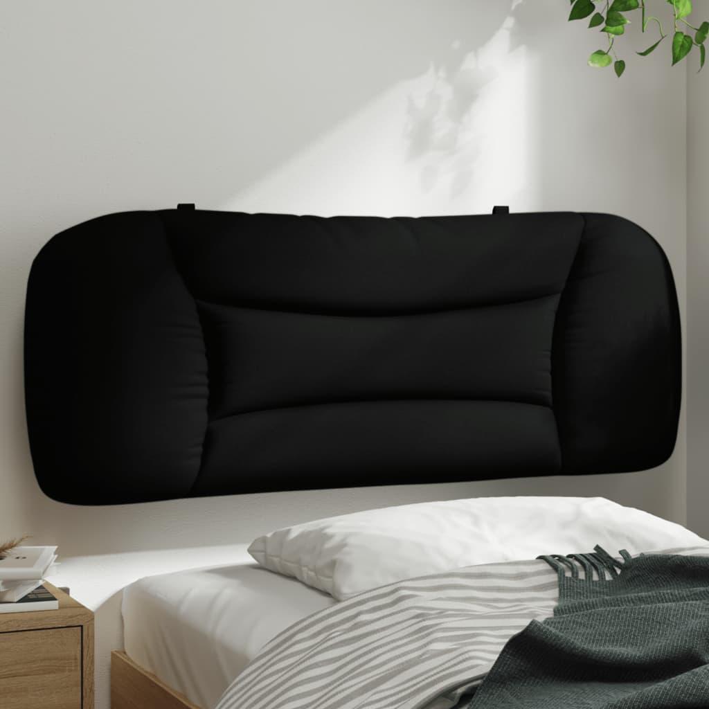 Headboard Cushion "Hvar" Black 107 cm King Single Fabric