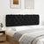 Headboard Cushion Black 152 cm Queen Velvet