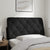 Headboard Cushion Black 107 cm King Single Velvet