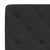 Headboard Cushion Black 107 cm King Single Velvet