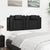 Headboard Cushion Black 152 cm Queen Faux Leather