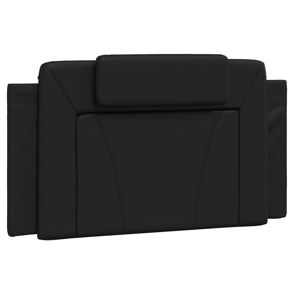 Headboard Cushion Black 107 cm King Single Faux Leather