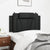 Headboard Cushion Black 107 cm King Single Faux Leather