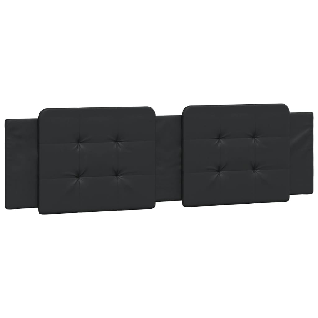 Headboard Cushion Black 180 cm Faux Leather