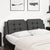 Headboard Cushion Black 152 cm Queen Faux Leather