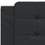 Headboard Cushion Black 107 cm King Single Faux Leather