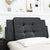 Headboard Cushion Black 107 cm King Single Faux Leather