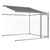 Dog Cage with Roof and Doors Grey 12x2x2 m Galvanised Steel