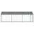 Dog Cage with Roof and Door Grey 6x2x2 m Galvanised Steel
