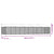 Dog Cage with Roof and Door Grey 10x2x2 m Galvanised Steel